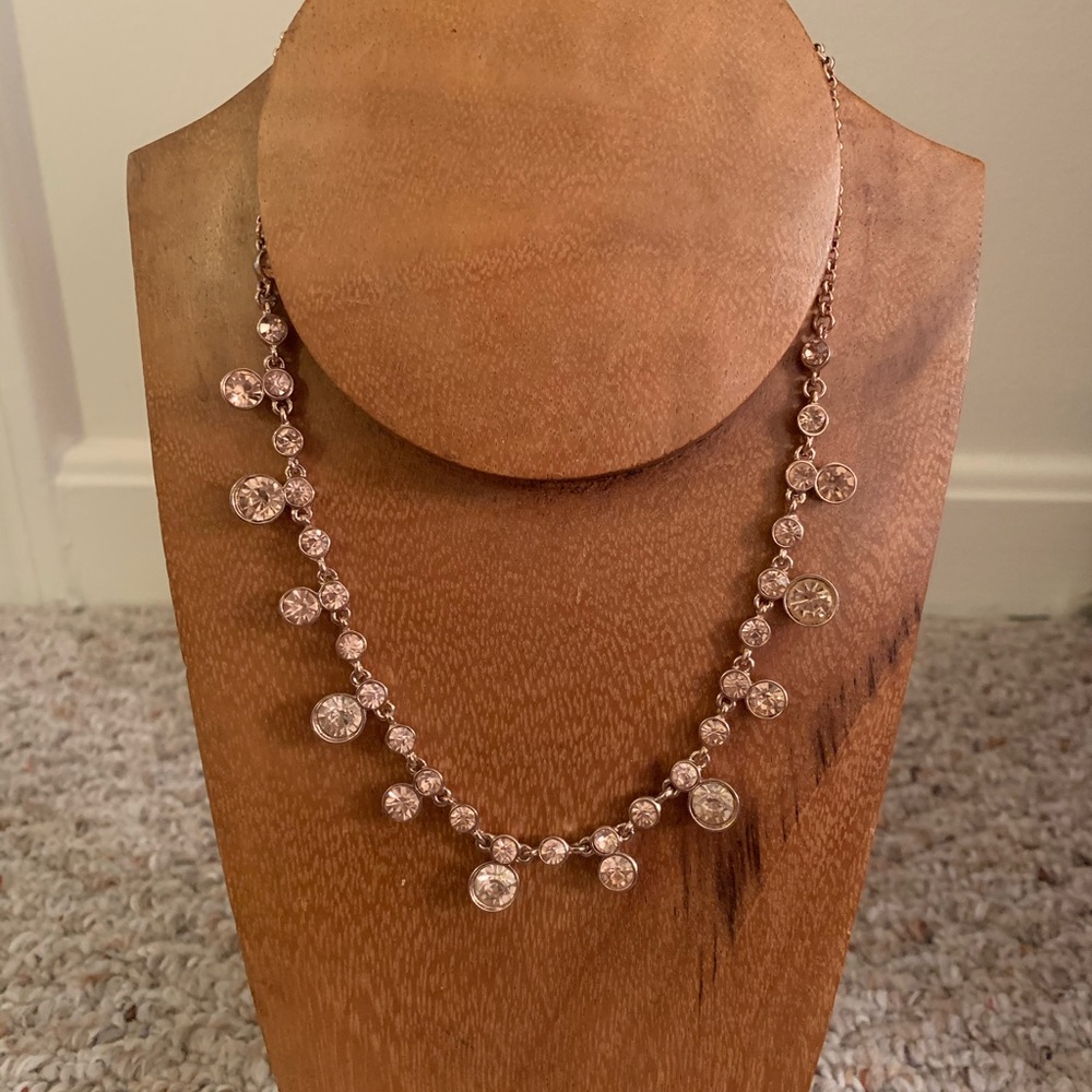 Lauren Conrad Rose Gold Statement Necklace